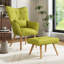 Hraztan Upholstered Accent Chair with Footstool-1505503789