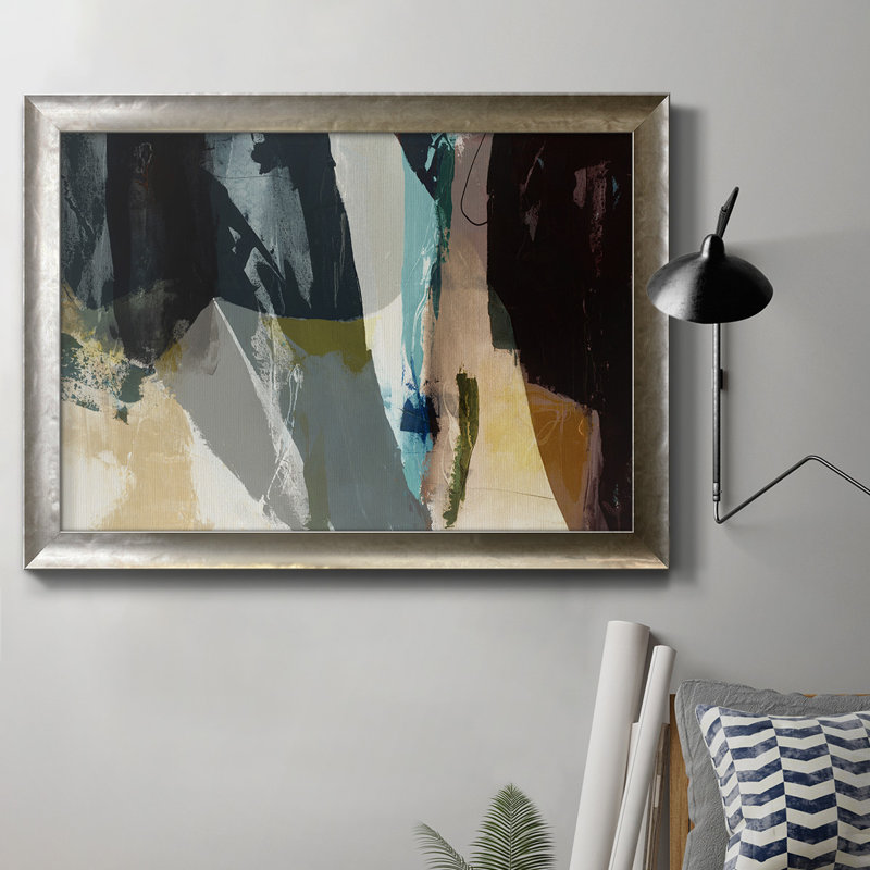«Obscure Abstract», reproduction d'art encadrée sur toile, H 24 po x l 36 po x P 2,5 po