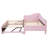 Twin Size Upholstered L-Shaped Upholstered Daybed with Pop Up Trundle-2035765049