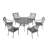 7 Piece Outdoor Patio Dining Set-2090166487