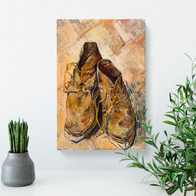 Shoes by Vincent Van Gogh - Wrapped Canvas