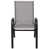 Structure noire / coussin gris