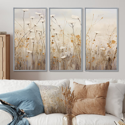 Elige - Wildflowers Wall Art Living Room Set