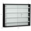 Vitrine noire et blanche à 5 tablettes réglables pour armoire de collection Craft