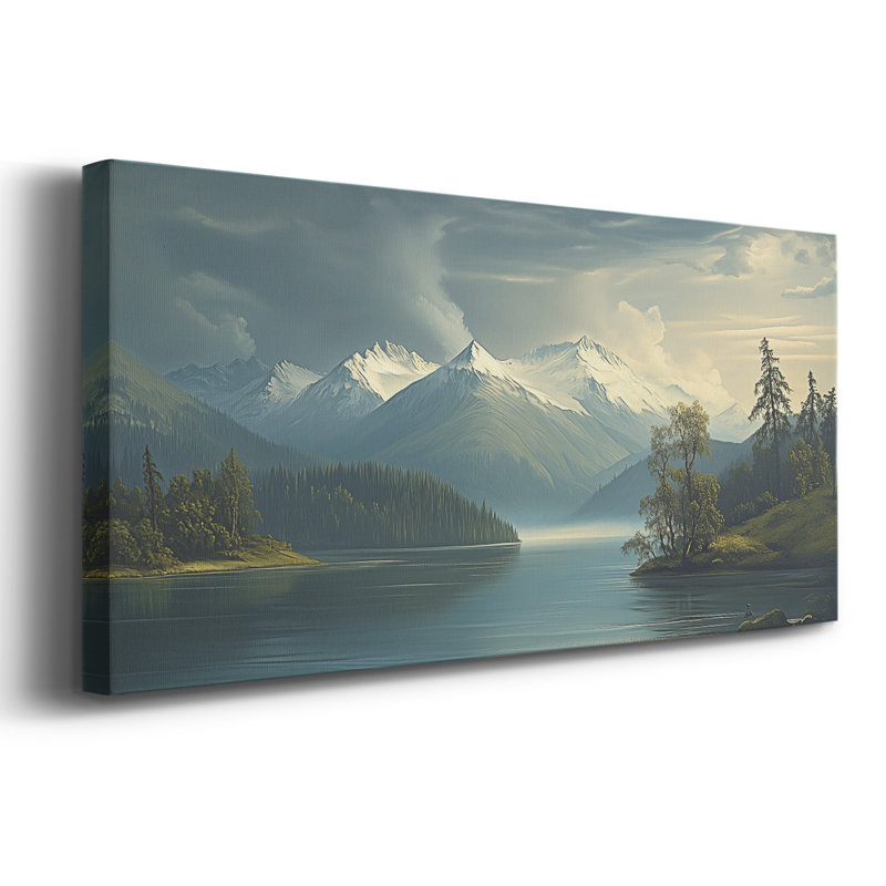 Série paysage - C III - Toile tendue avec châssis - Prêt à accrocher, H 16 po x l 40 po