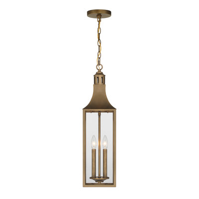 Lancaster 2-Light Outdoor Hanging Lantern in Atlas Bronze