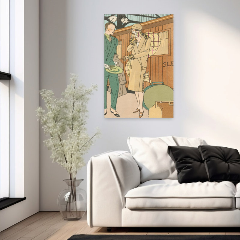 Art mural rétro Art Gout Beaute IV, H 36 po x l 24 po