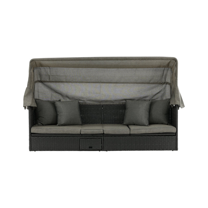 Kanode 60cm Wide Metal Patio Daybed
