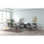 Lit superposé double au-dessus de double avec échelle pour chambre à coucher, mobilier de chambre d'amis - espresso