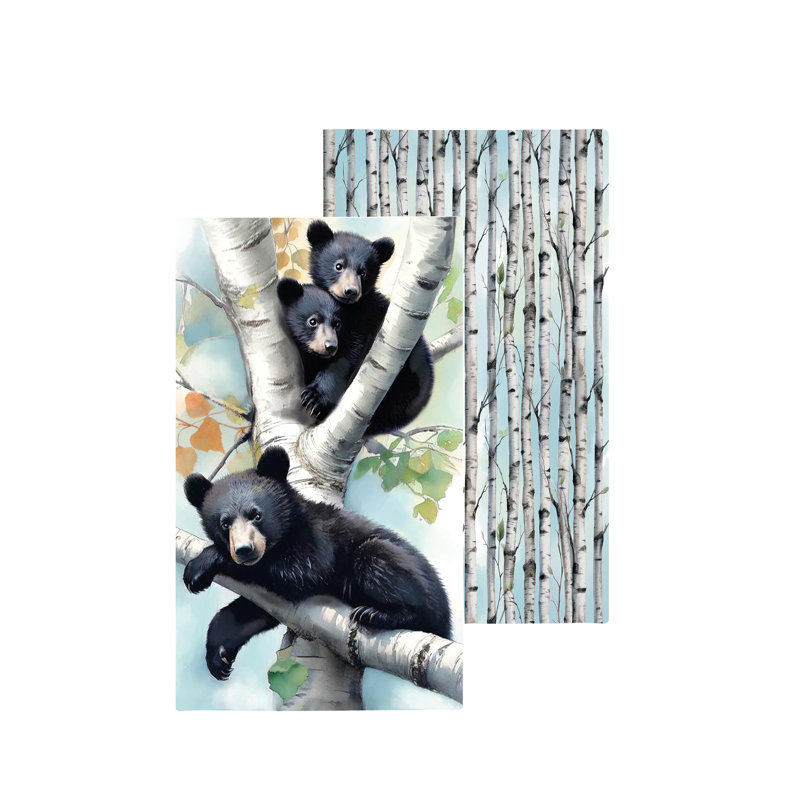 Serviette de cuisine Black Bears