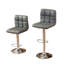 Tabouret de bar pivotant réglable en similicuir, ensemble de 2-1696449782