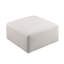Revêtement en chenille beige, pré-assemblé, l 29,92 po, résiste à l'usure, utile comme repose-pieds ou petite table d'appoint, moelleux doux avec chenille, problème d'assemblage nul, hauteur de 16,73 po,