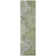 Machine Washable Indoor/Outdoor Xhevrie Green Rug