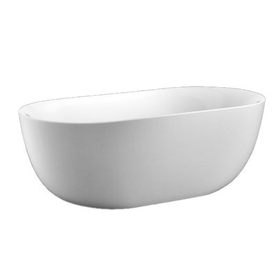 59'' x 31'' Freestanding Soaking Acrylic Bathtub