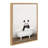 Panda Waving in Rustic Bath Framed Canvas by Amy Peterson Art Studio 18x24-1974066245