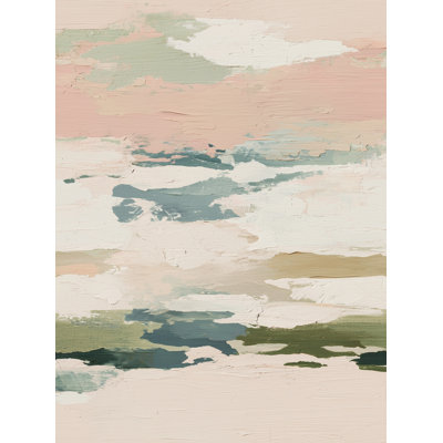 Papier peint abstrait paysage serein