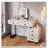 Adjustable-Length Vanity with Cloud LED Mirror
