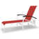 Askar Outdoor Rust-Resistant Metal Chaise Lounge