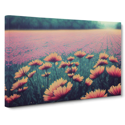 Popular Wildflowers Floral - Wrapped Canvas