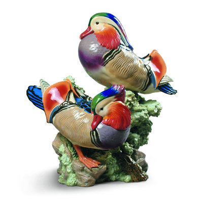 Mandarin Ducks Figurine