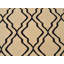 Geometric Area Rug in Beige/Black
