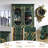 Green Solid Wood+Glass Display Cases