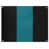 Noir / bleu sarcelle foncé du Pacifique / noir