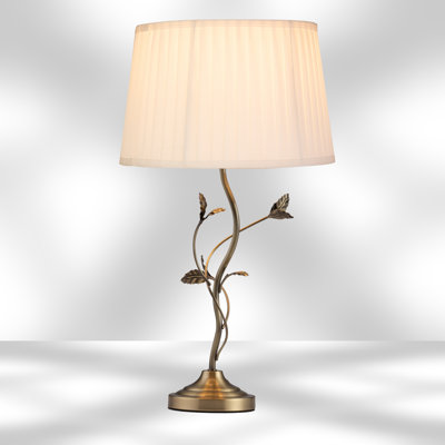 Antique Metal Leaf 59cm Table Lamp