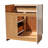 30" Honey Amber Raised Panel  Vanity Cabinet With Drawers