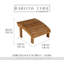 Adirondack Outdoor Teak Ottoman