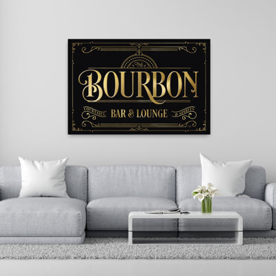 Bourbon Bar Lounge, art abstrait contemporain rétro