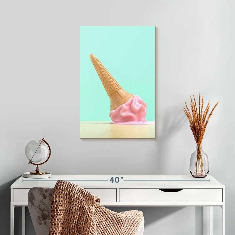Yarlin Ice Cream Cone Spill, 24" H x 16" W