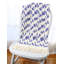 Jeté en ikat bleu