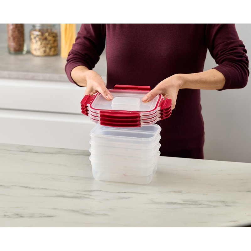 Joseph Joseph Nest Lock 8-Piece Rectangular Food Storage Container Set, BPA Free