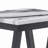 Paula Black And White End Table