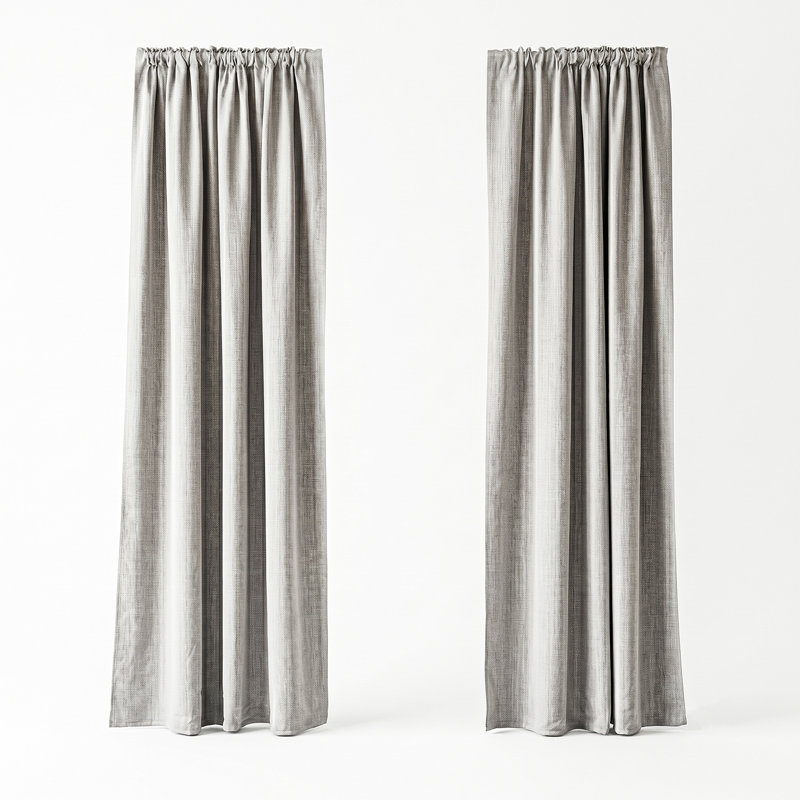 Blackout Curtain Pair, 168cm Width x 183cm Drop