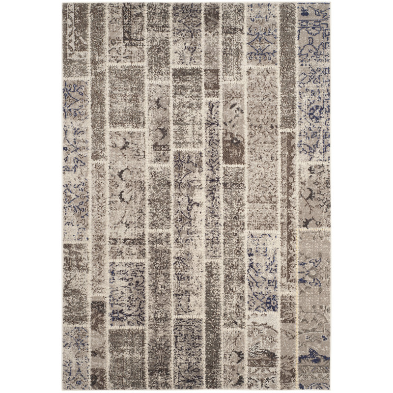 Mckinney Geometric Hand Woven Area Rug, Rectangle 201 x 279 cm