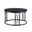 Tables basses et tables basses peu encombrantes, bois MDF noir, maison industrielle moderne