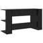 Desk With Shelf 140 X 50 X 75 Cm Engineered Wood-608805037