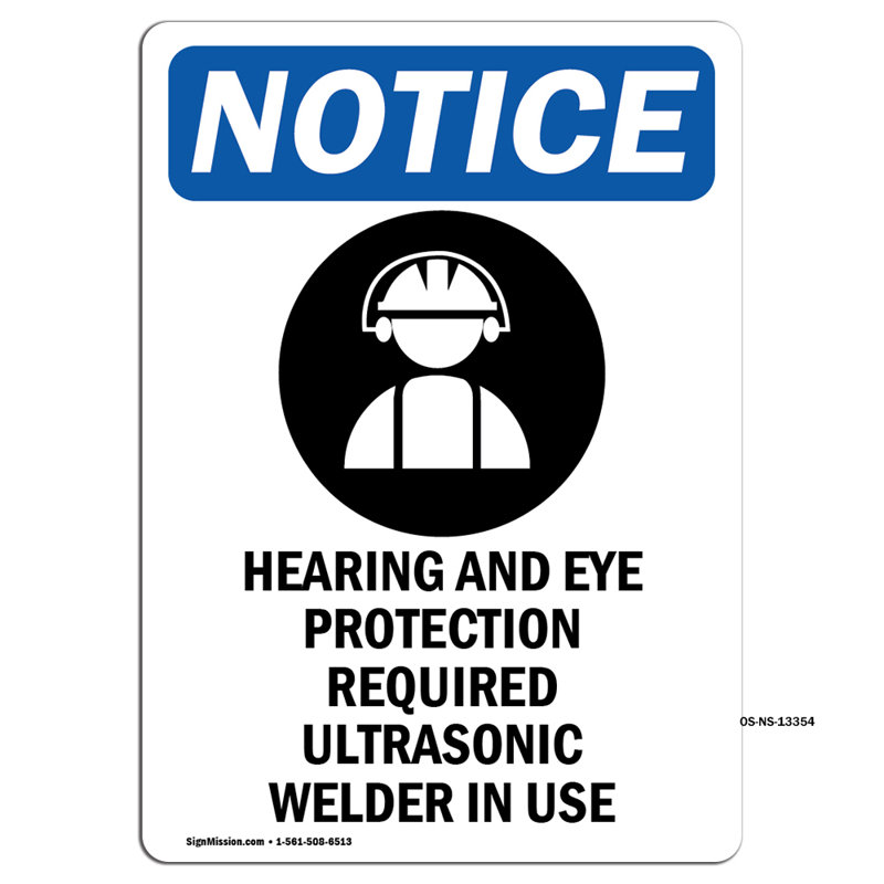 Hearing and Eye Protection Sign