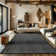 Monaco Series Abrstract Black/Gray/Ivory/Beige Area Rug