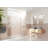 Stellar 100.5 in. W x 78 in. H Fully Frameless 3 Panel Inline Glass Hinged Shower Enclosure-112600971