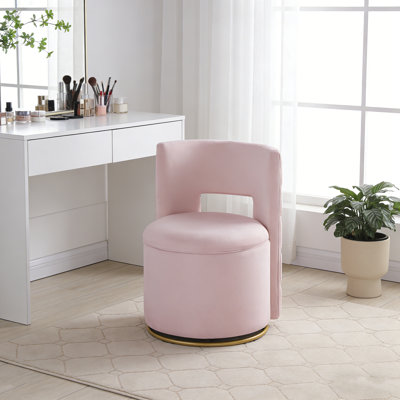 Swivel Barrel Chair With Storage