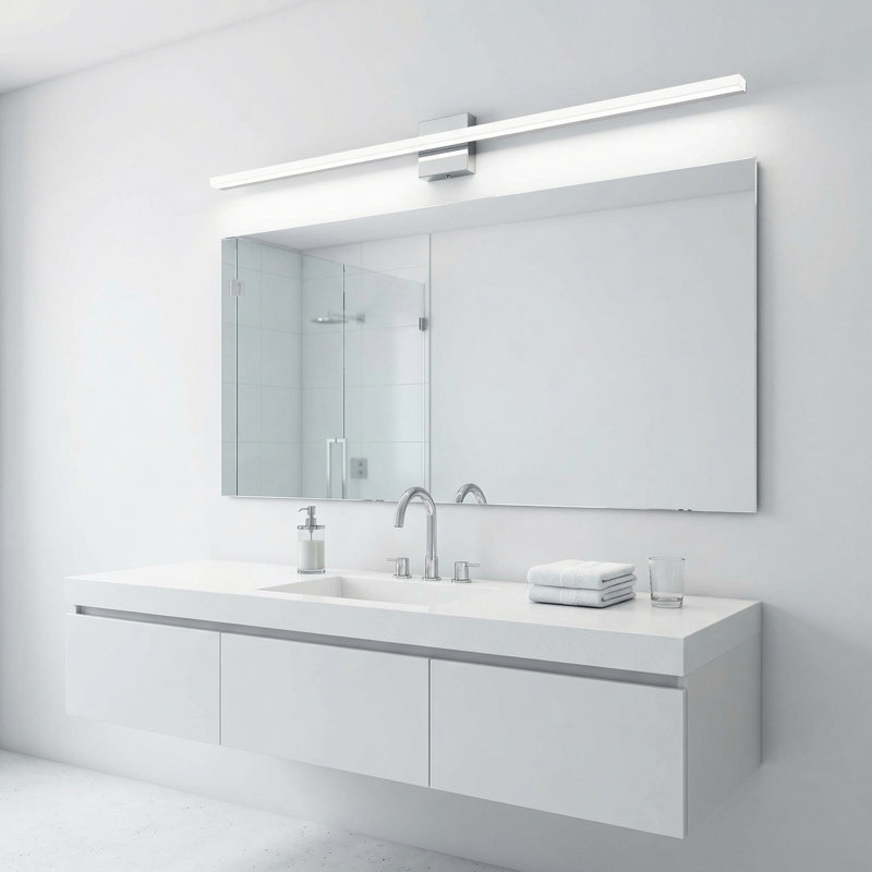 Jhalia 47.2“ Dimmable LED Bath Bar Vanity Light, 4.3" H x 47.2" W x 2.87" D, 6500K (Cold White)