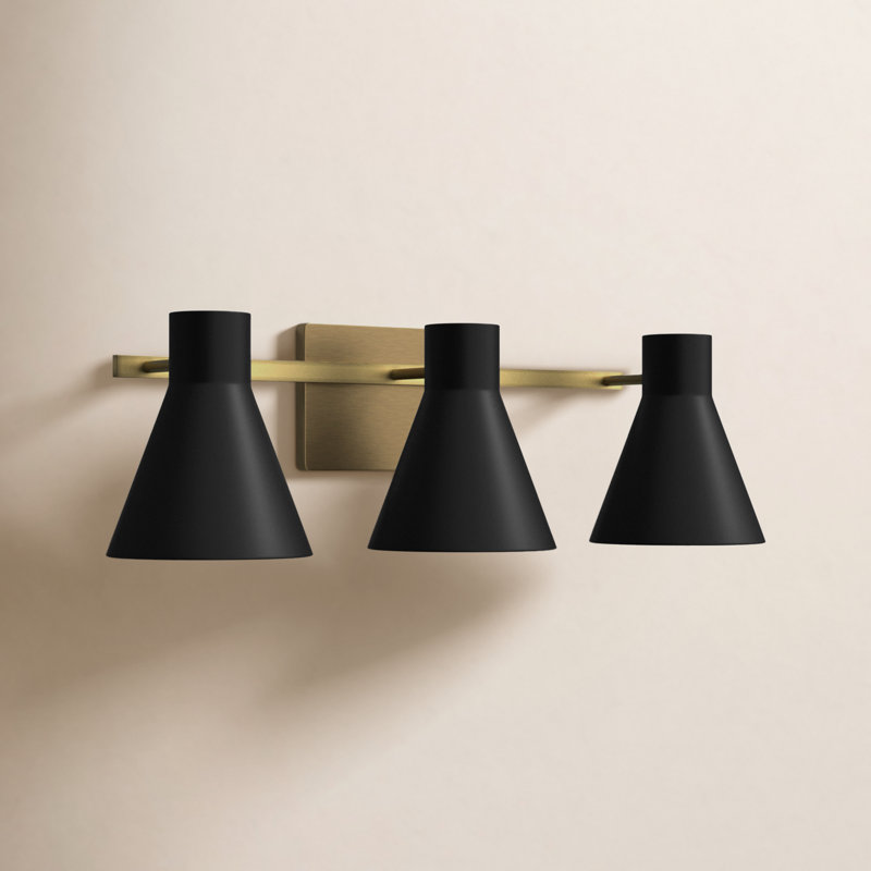 Éclairage pour meuble-lavabo Byers, Doré, Oui