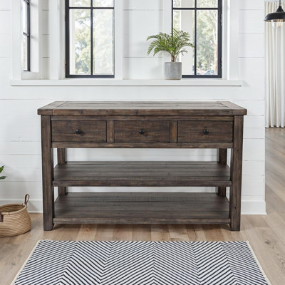 Console en bois massif Yoji