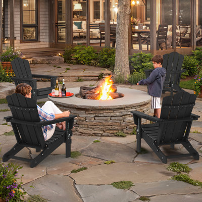 Chaise Adirondack pliante en plastique Wolak