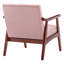 Fauteuil capitonné en tissu de 28,5 po de large avec structure en bois massif Banassak-480437609