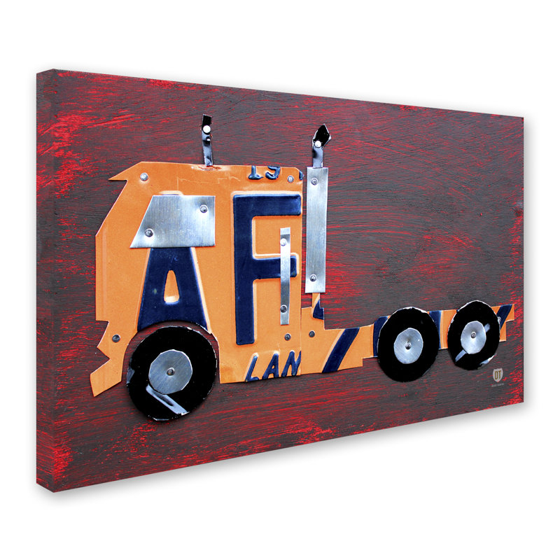 Art sur toile design turnpike Staci, H 12 po x l 19 po x P 2 po