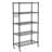 Lylla Height -Adjustable Shelving Unit with Wheels-820001630-865530583